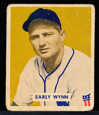 1949 Bowman Baseball- #110 Early Wynn RC, Cleveland Indians