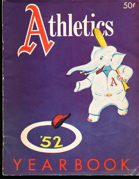 1952 Philadelphia A’s MLB Yearbook- Jay Publishing Version