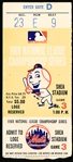 1969 NLCS MLB Ticket Stub- Atlanta Braves @ New York Mets Game 3