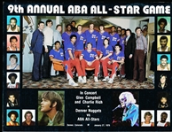 January 27, 1976 ABA All-Star Game Program @ Denver- ABA All-Stars vs. Denver Nuggets