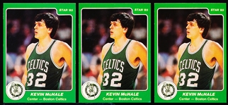 1984-85 Star Company Bskbl. #9 Kevin McHale, Celtics- 15 Cards