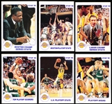 1986 Star Company Bskbl. “Lakers Champs”- 6 Diff. Cards