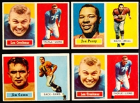 1957 Topps Fb- 4 Cards