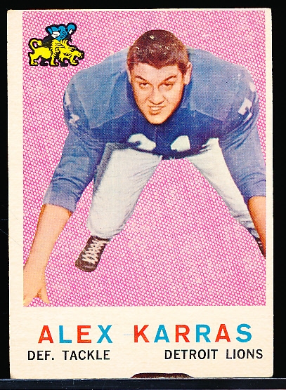 1959 Topps Fb- #103 Alex Karras RC