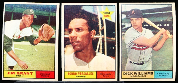 1961 Topps Baseball- 30 Diff