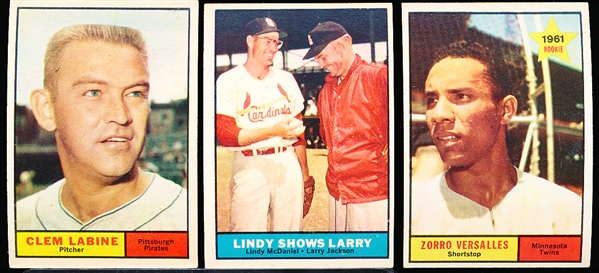 1961 Topps Bb- 24 Diff