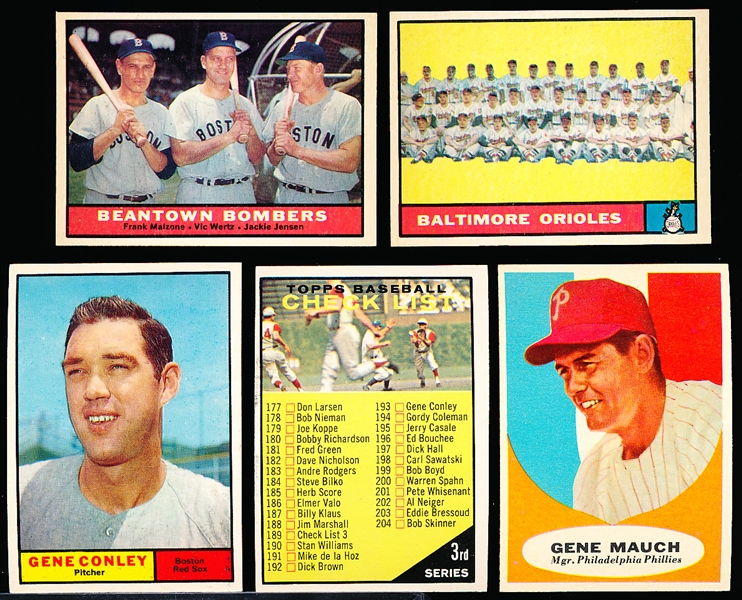 1961 Topps Bb- 23 Diff