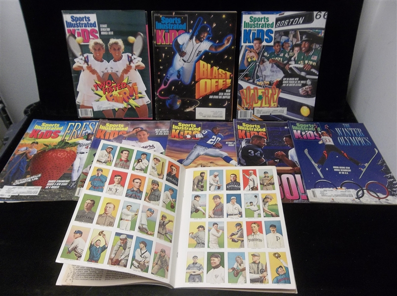 1991 & ’92 Sports Illustrated for Kids Magazines with Card Inserts- 8 Diff.