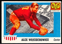 1955 Topps All American Fb- #82 Alex Wojciechowicz, Fordham