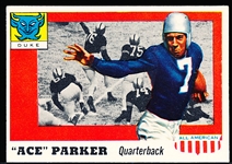 1955 Topps All American Fb- #84 Ace Parker RC SP, Duke
