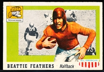 1955 Topps All American Fb- #98 Beattie Feathers, Tennessee