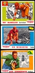 1955 Topps All American Fb- 3 Diff