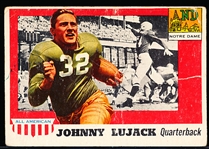 1955 Topps All American Fb- #52 Johnny Lujack, Notre Dame