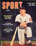 April 1953 Sport Magazine Bsbl.- Mickey Mantle Cover