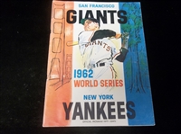 1962 MLB World Series Program- New York Yankees @ San Francisco Giants