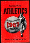 1967 California Angels @ Kansas City A’s MLB Program