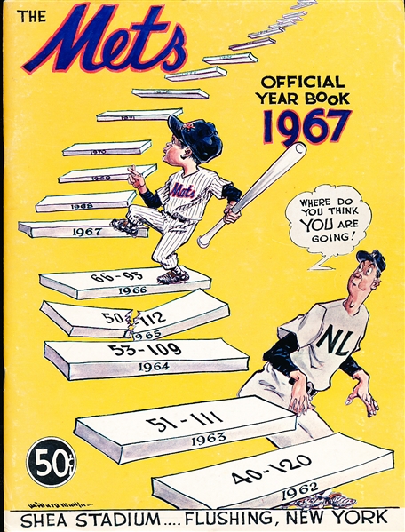 1967 New York Mets MLB Yearbook