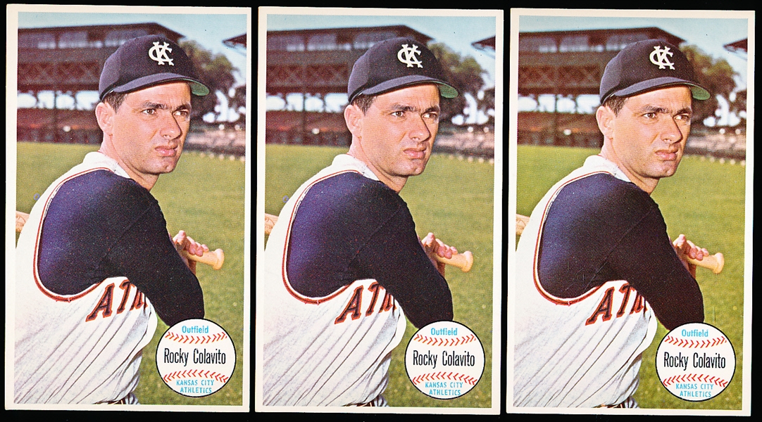 1964 Topps Baseball Giants- #9 Rocky Colavito, KC A’s- 10 Cards