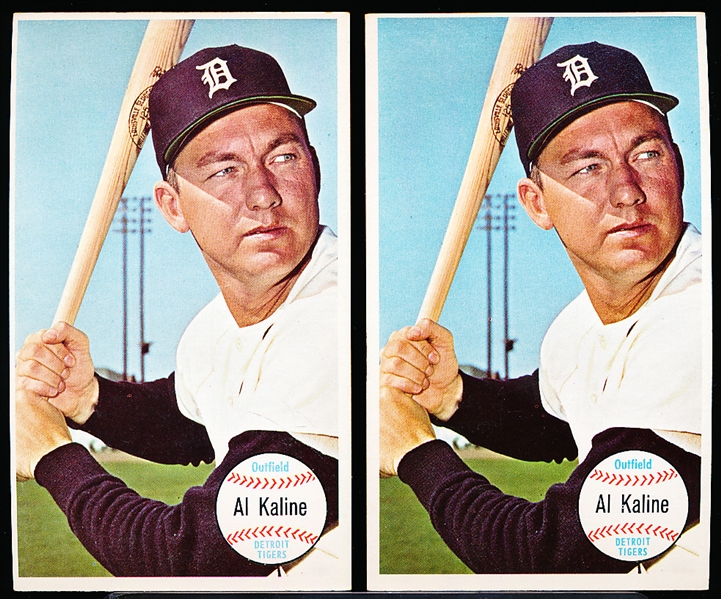 1964 Topps Baseball Giants- #12 Al Kaline, Tigers- 6 Cards
