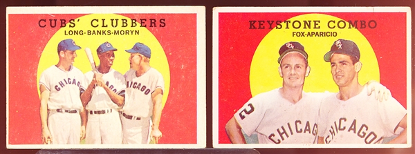 1959 Topps Bb- 2 Diff