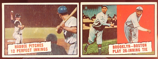 1961 Topps Bb- 4 Diff
