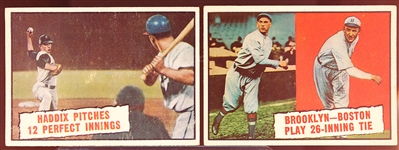1961 Topps Bb- 4 Diff