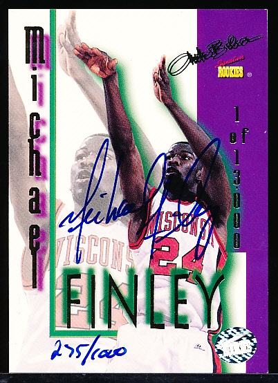 1995 Signature Rookies Bskt.- “Signatures”- Michael Finley, Wisconsin- #275/1,000