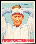 1933 Goudey Bb- #73 Jesse Haines, Cardinals
