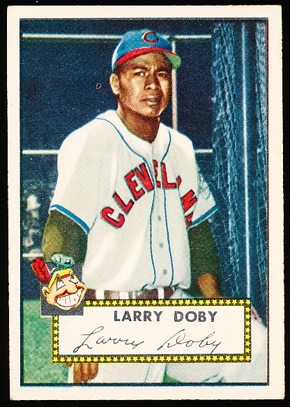 1952 Topps Baseball- #243 Larry Doby, Cleveland- Hall of Famer!