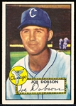 1952 Topps Baseball- #254 Joe Dobson, White Sox