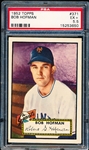 1952 Topps Baseball- #371 Bob Hofman, Giants- PSA Ex+ 5.5- High #
