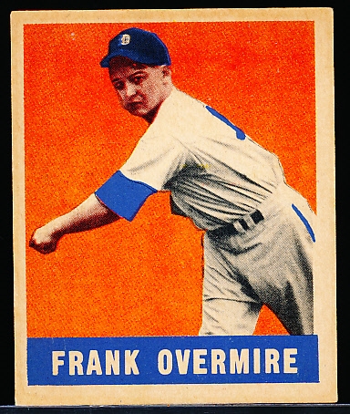 1948/49 Leaf Bb- #17 Frank Overmire, Detroit Tigers