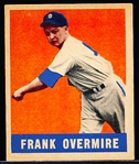 1948/49 Leaf Bb- #17 Frank Overmire, Detroit Tigers