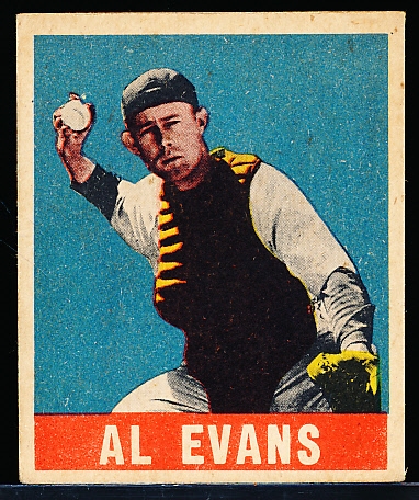1948/49 Leaf Bb- #22 Al Evans, Washington Senators