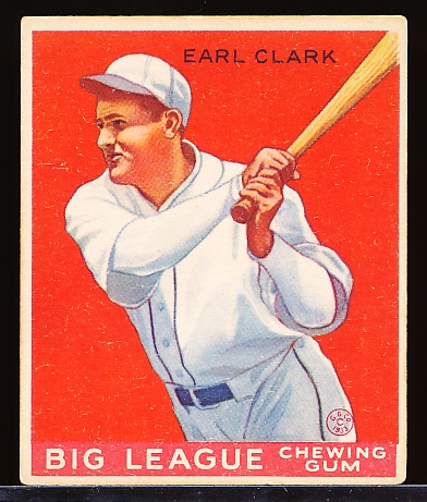 1933 Goudey Baseball- #57 Earl Clark, Albany