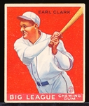 1933 Goudey Baseball- #57 Earl Clark, Albany