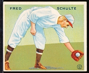 1933 Goudey Baseball- #112 Fred Schulte, Washington