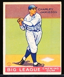 1933 Goudey Baseball- #171 Charley Jamieson, Cleveland