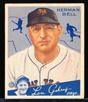 1934 Goudey Bb- #52 Herman Bell, Giants