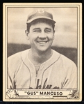 1940 Playball Baseball- #207 Mancuso, Brooklyn- Hi#
