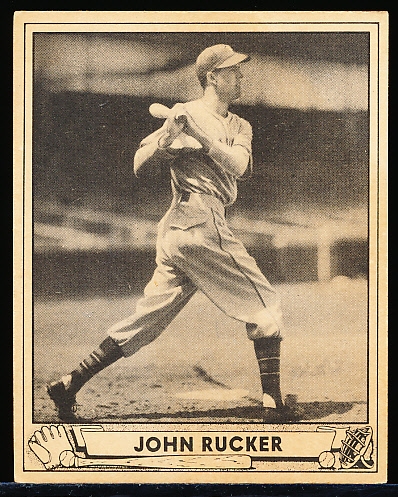 1940 Playball Baseball- #213 John Rucker, Giants- Hi#