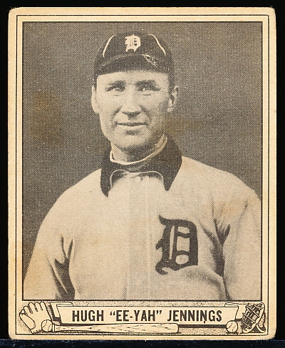 1940 Playball Baseball- #223 Hugh Jennings- Hi#