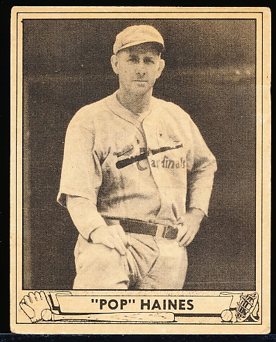 1940 Playball Baseball- #227 Jesse Haines- Hi#