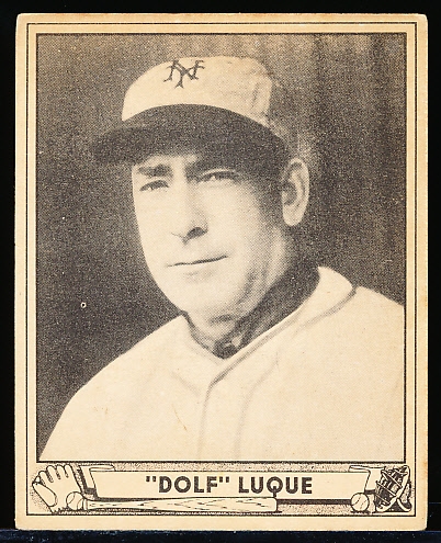 1940 Playball Baseball- #231 Adolfo Luque- Hi#
