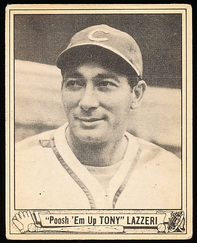 1940 Playball Baseball- #238 Tony Lazzeri - Hi#