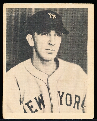 1939 Playball Bb- #53 Carl Hubbell, Giants- Hall of Famer! – Name in all caps on back.