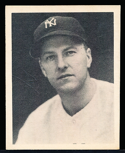 1939 Playball Bb- #71 Pearson, Yankees- Sample Card Back- Name in all caps on back.