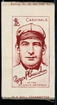 1911 S74 Baseball Colored Silk- Roger Bresnahan, Cardinals- Old Mill (Factory 25)- Brown Color