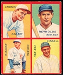 1935 Goudey “4 in 1” Baseball- #6E Red Sox (Bishop/ Cissell/ Cronin/ Reynolds)