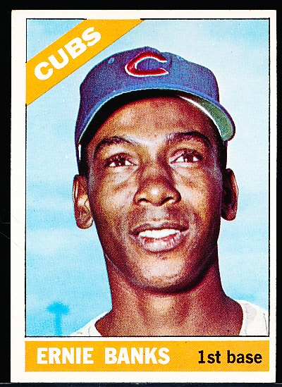 1966 Topps Bb- #110 Ernie Banks, Cubs